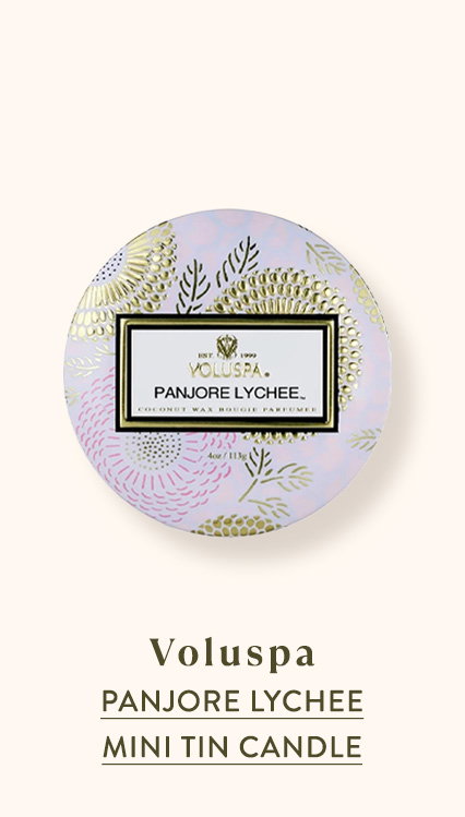 Panjore Lychee Mini Tin Candle 