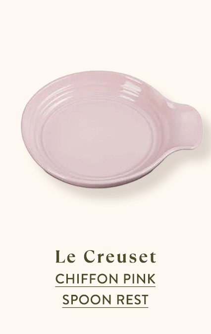 Chiffon Pink Spoon Rest 