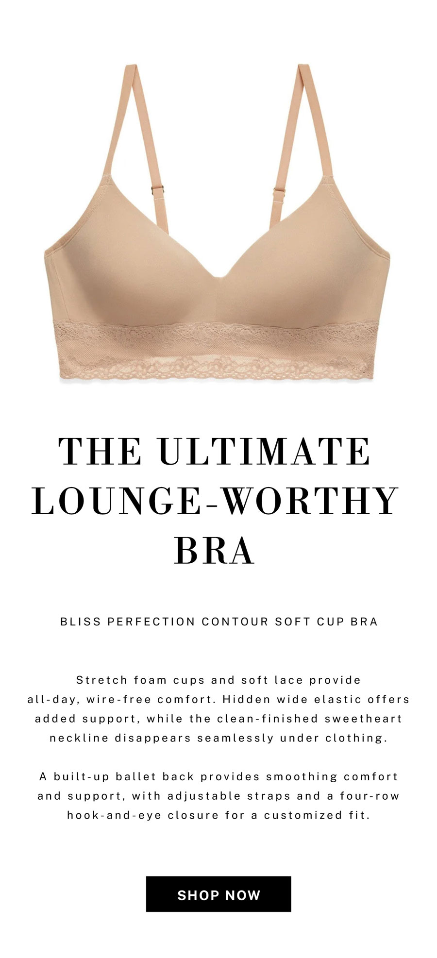 Bliss Perfection Contour Soft Cup Bra