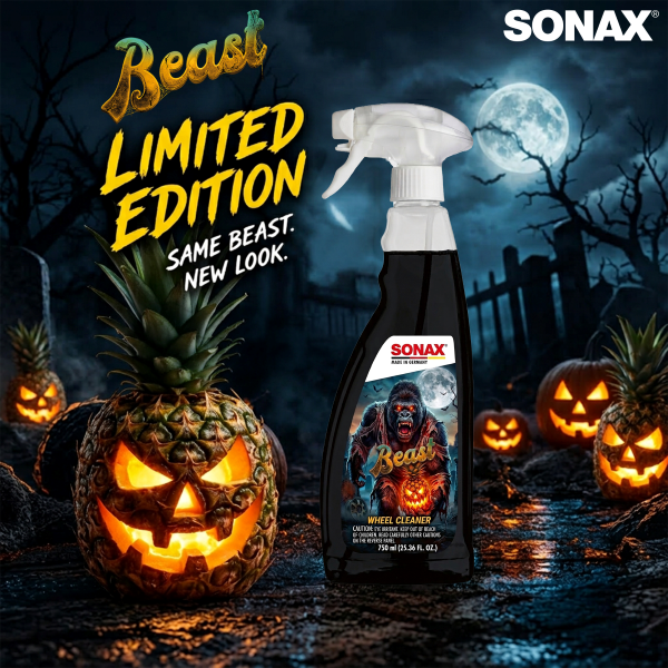 SONAX Halloween Beast Wheel Cleaner 750mL - Limited Edition