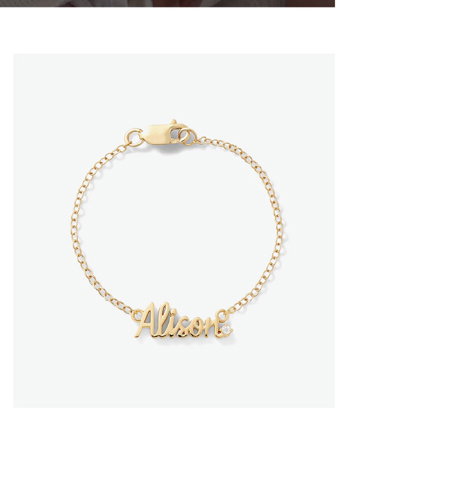 Custom Name Baby Bracelet