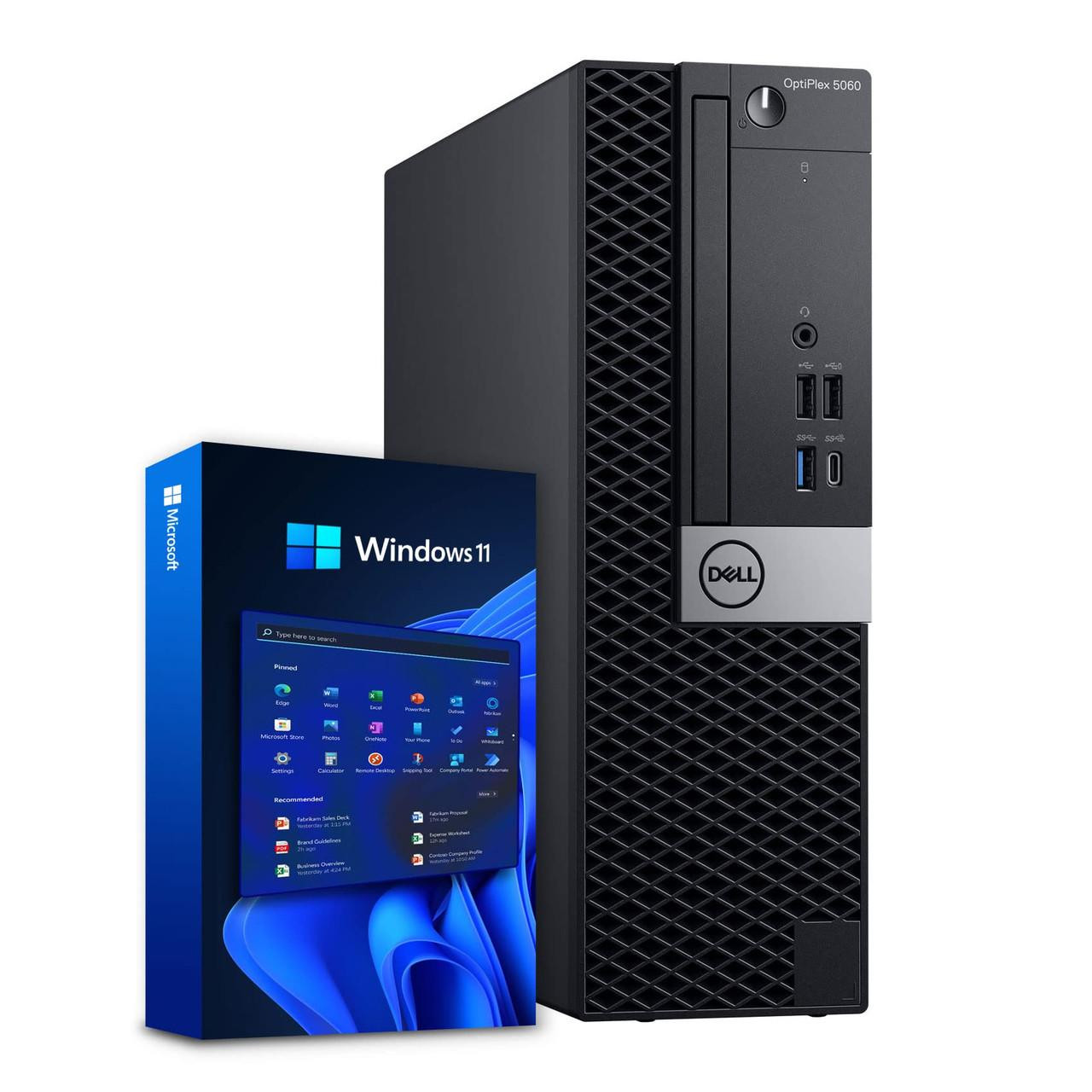 Image of Dell Optiplex 5070 SFF Core i7 256GB SSD Windows 11 PC Business Compact PC