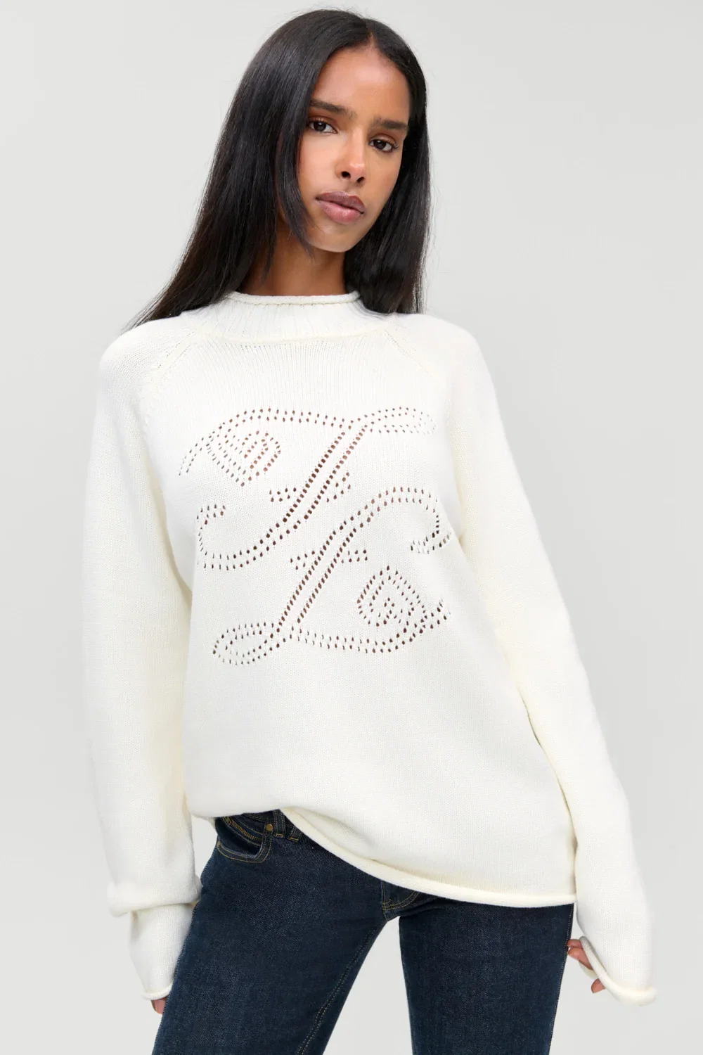 Image of Noelle Cotton Knit Turtleneck - Cozy in FB