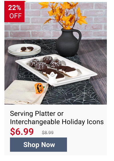 Serving Platter or Interchangeable Holiday Icons