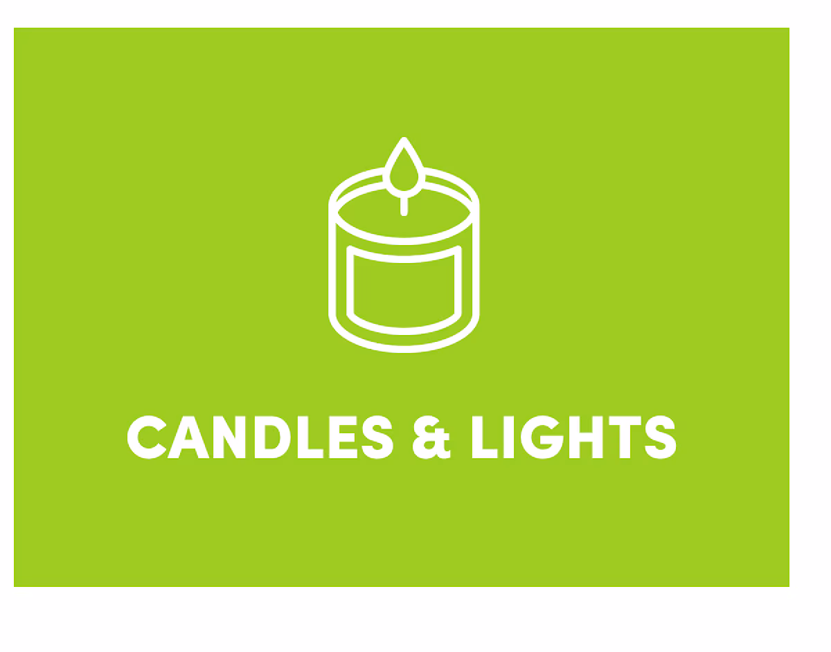 CANDLES & LIGHTS