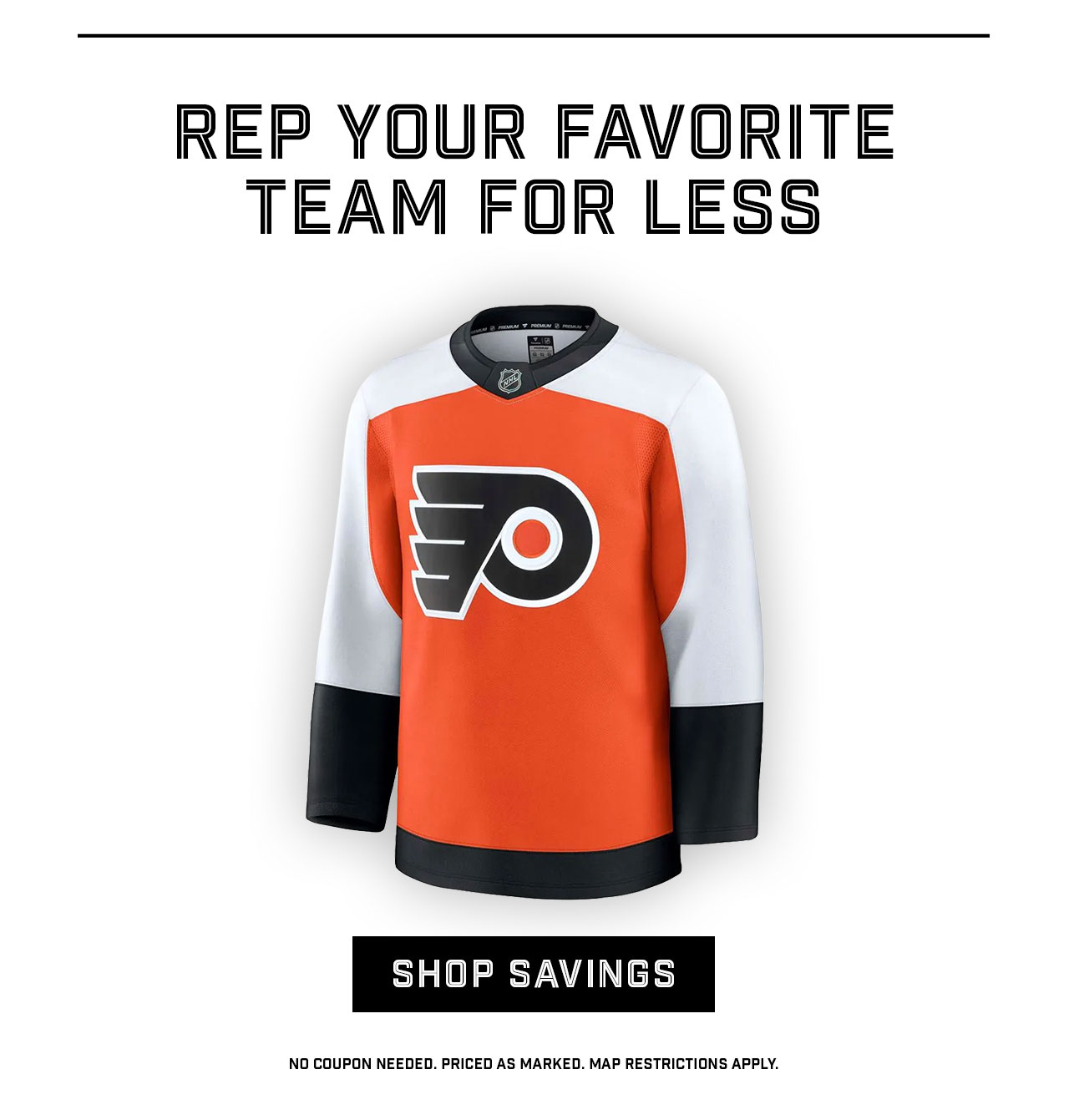 B7- Rep Your Favorite Team For Less - Shop Savings