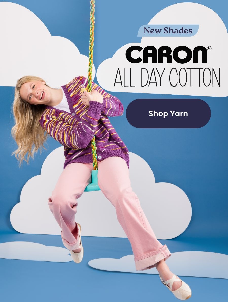 Shop Caron All Day Cotton New Shades