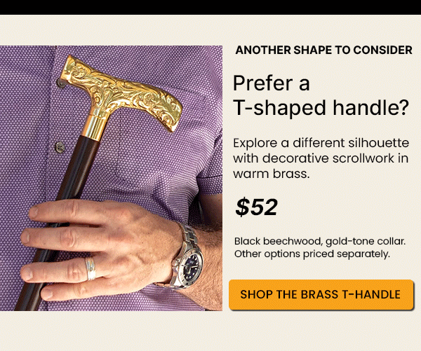 Prefer a T-shaped handle