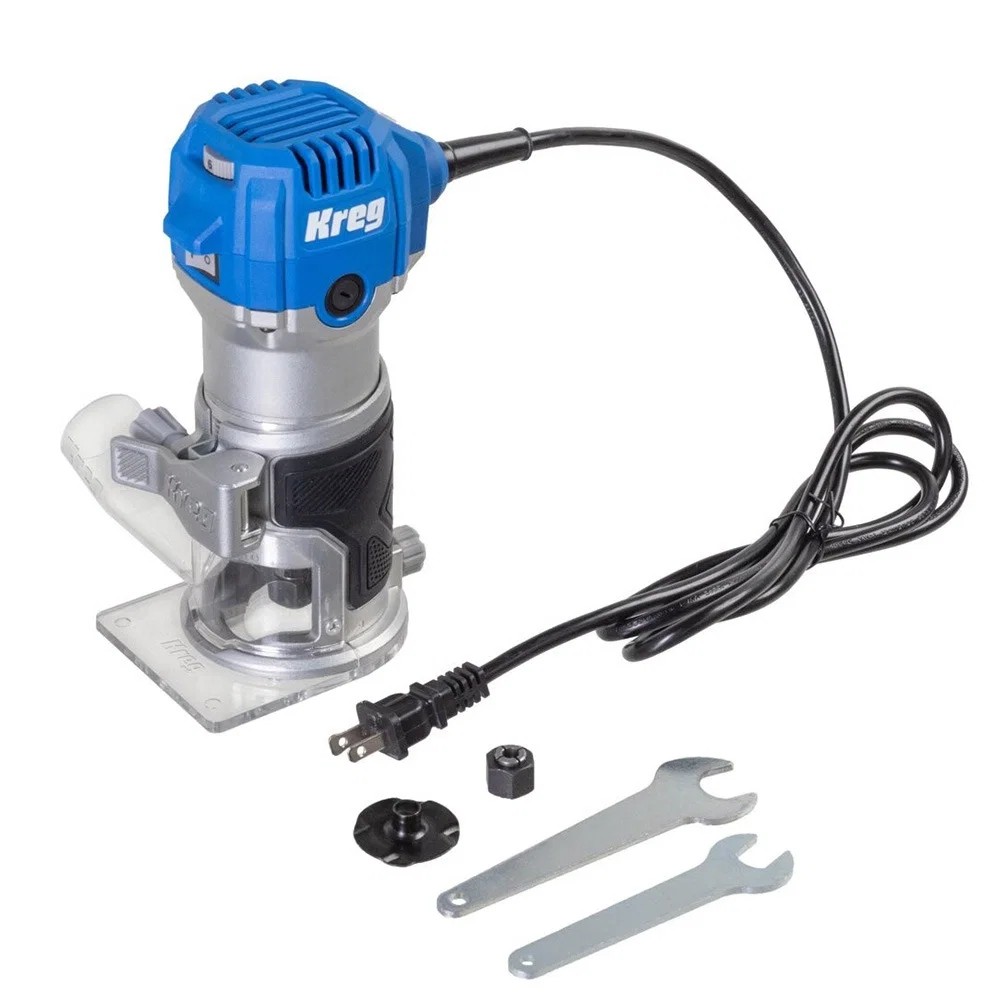 Kreg Corded Trim Router, 1-1/4HP