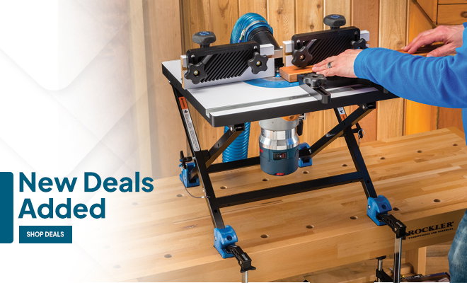 New Deals Added at Rockler