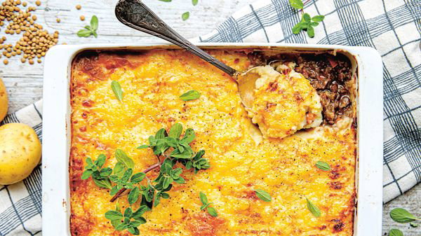 Hachis parmentier aux lentilles