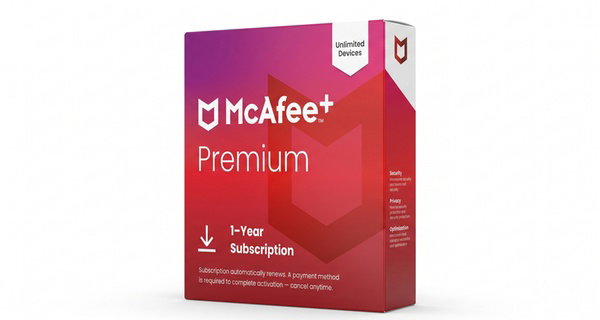 McAfee Premium Plus Security for 1 Year | Individual or Family License