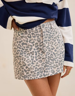 Aerie Daydream Denim Mini Skirt