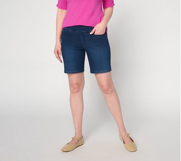 Belle by Kim Gravel Regular TripleLuxe Denim 5- Pocket Short
