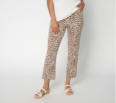Belle by Kim Gravel Regular ScubaLuxe 5 Pocket Crop Pant