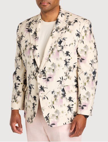 Floral Linen Sport Coat