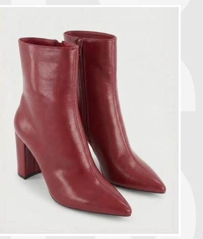 Shop Pointy Toe Block Heel Booties