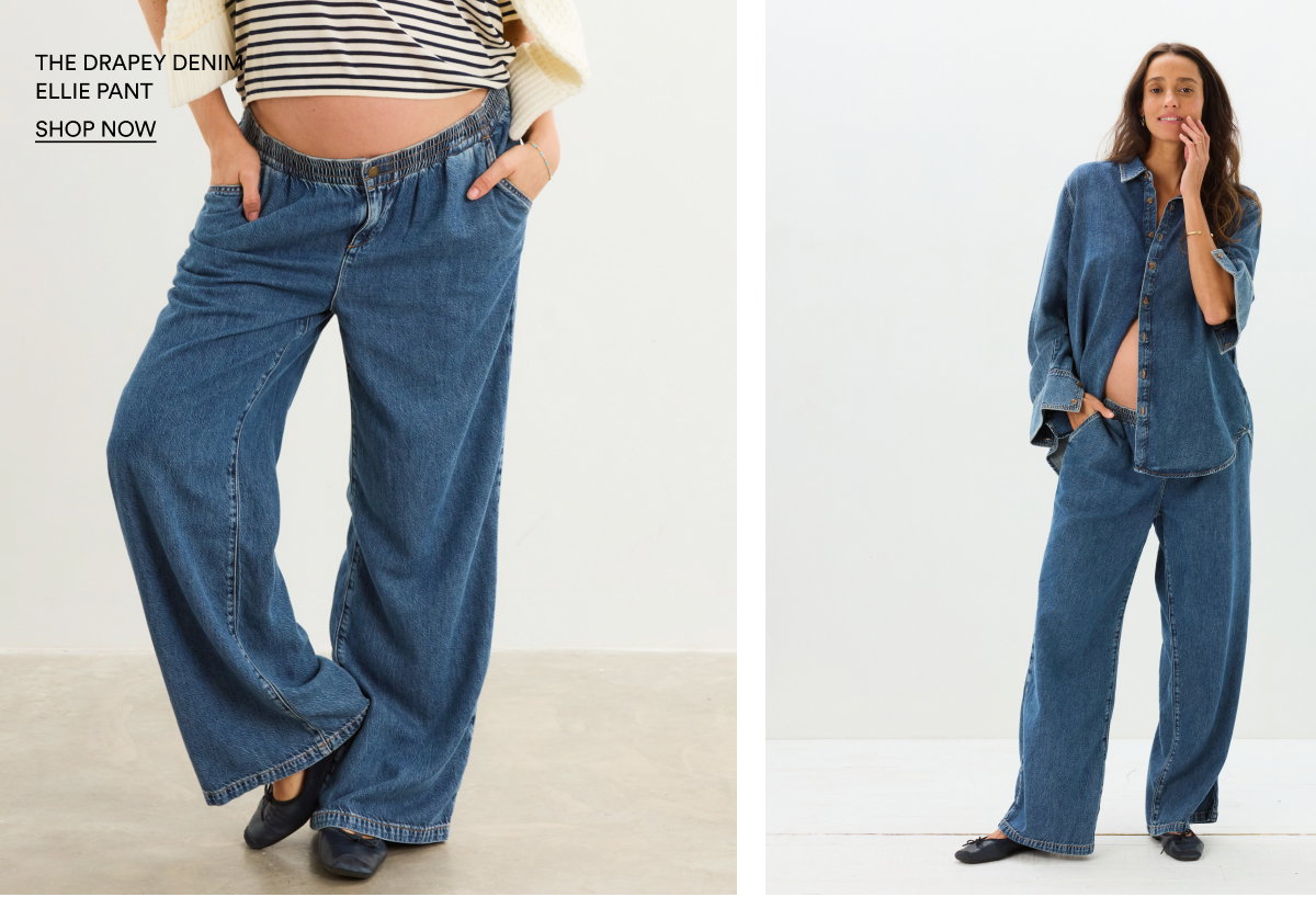 The Drapey Denim Ellie Pant
