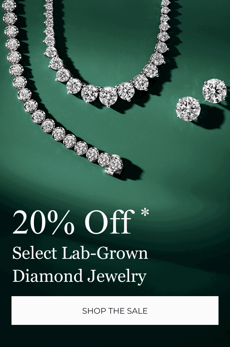 Tennis necklaces and matching diamond studs. 20% Off* Select Lab-Grown Diamond Jewelry. Click to Shop the Sale