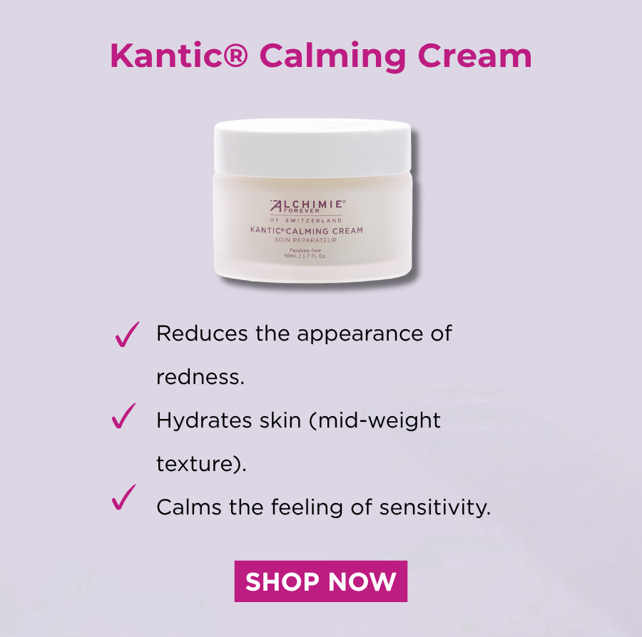 An image of Kantic® Calming Cream with benefits.