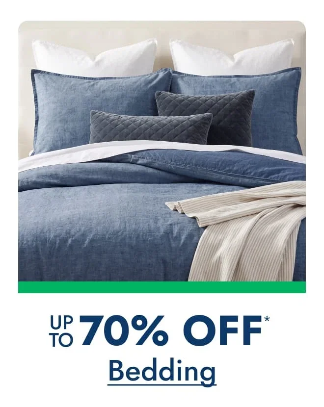 Bedding up to 70% off