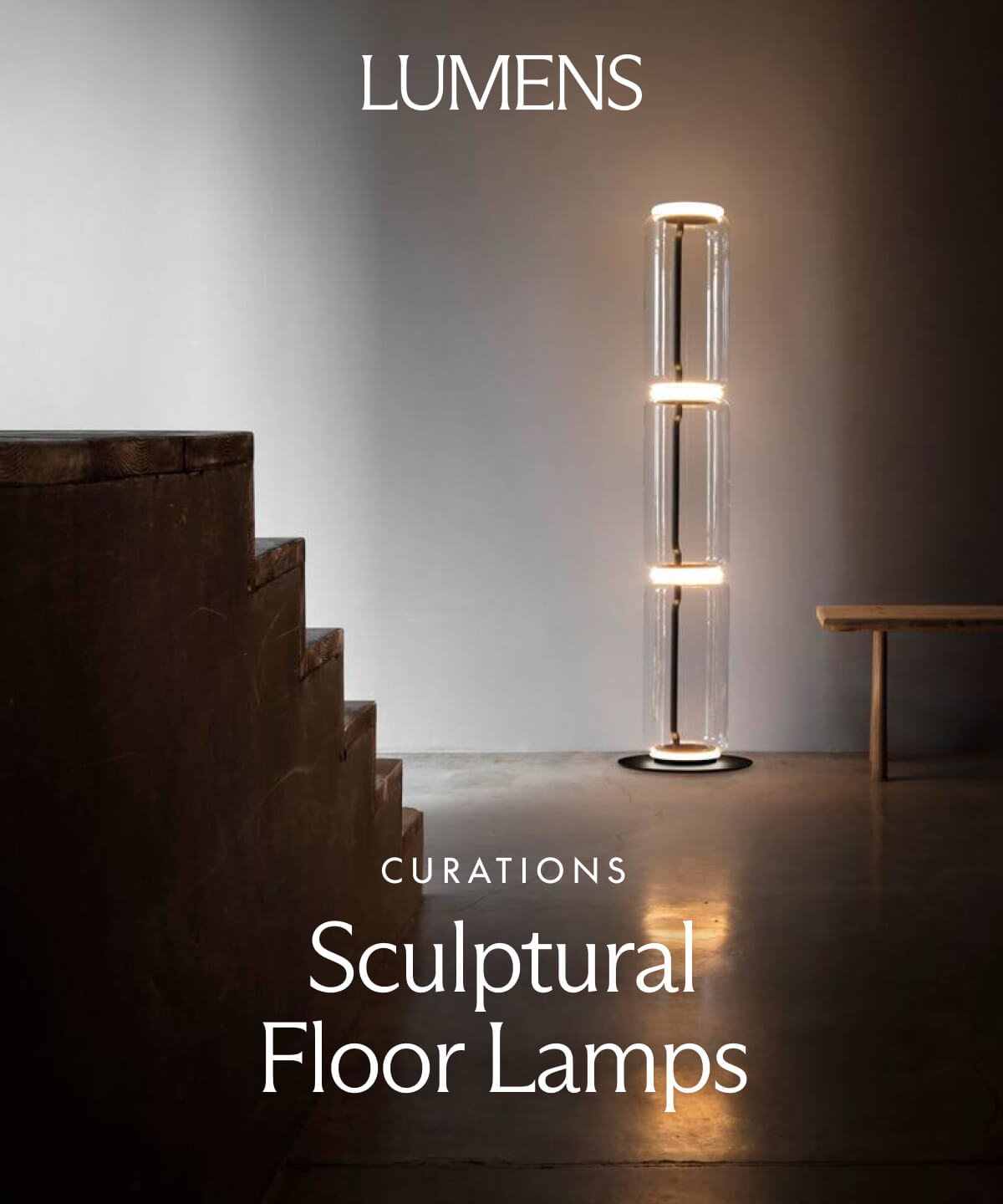 Lumens. Curations. Sculptural Floor Lamps.