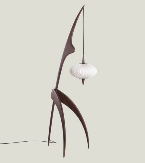 The Praying Mantis Floor Lamp   by Rispal