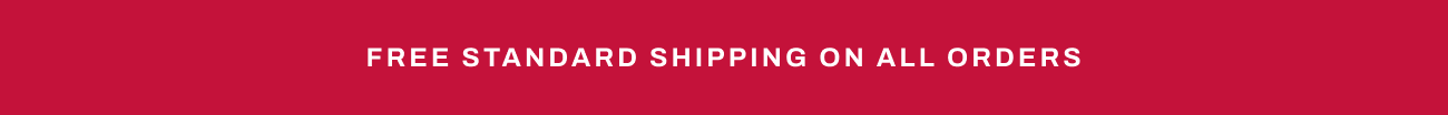 Header text, “Free standard shipping on all orders”