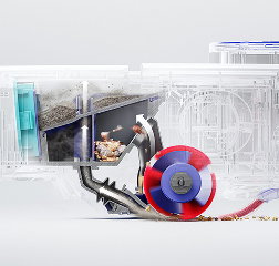 Cutaway shows the Twin-capture system.