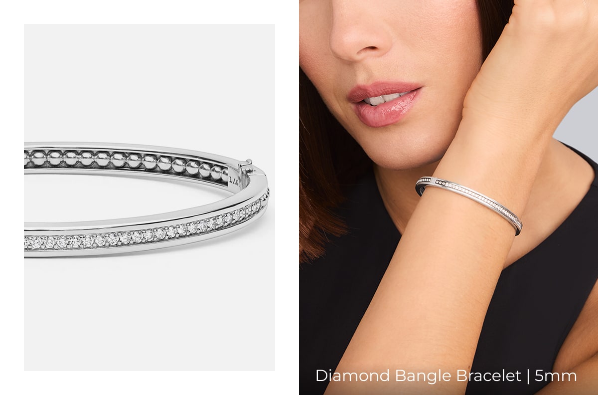 Diamond Bangle Bracelet | 5mm