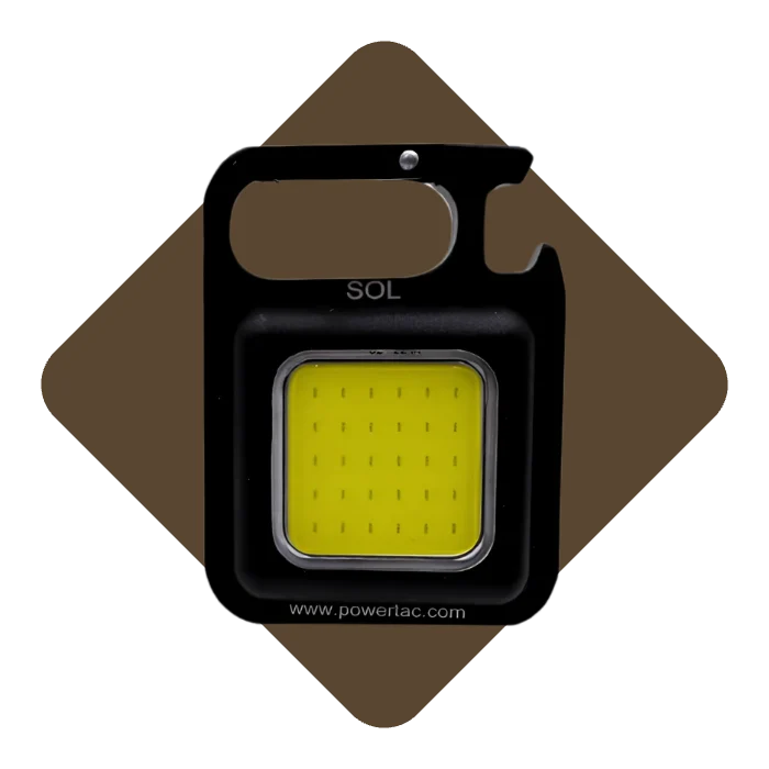 Powertac SOL Rechargeable Keychain Light