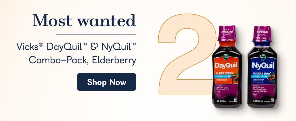 Most wanted Vicks DayQuil & NyQuil Combo Pack, Elderberry. - Shop Now