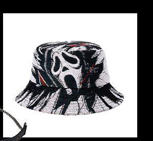 Ghost Face Jacquard Bucket Ha