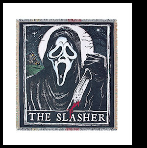 Ghost Face Jacquard Blanket