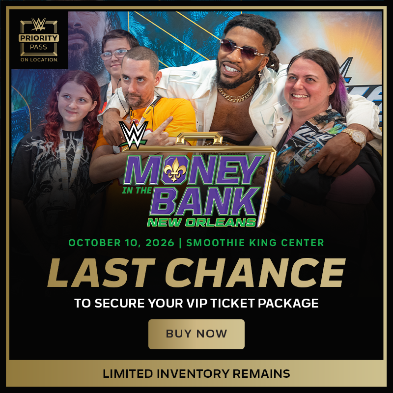 Money in the Bank VIP Packages
