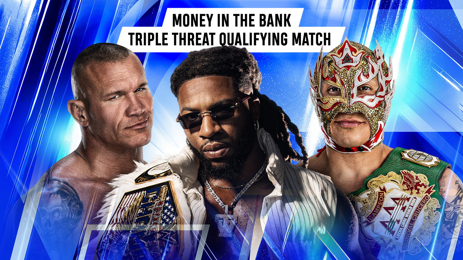 RANDY ORTON, TRICK WILLIAMS AND REY FENIX