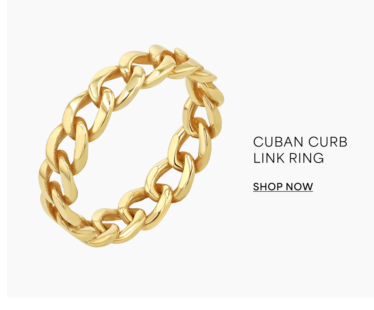 Cuban Curb Link Ring