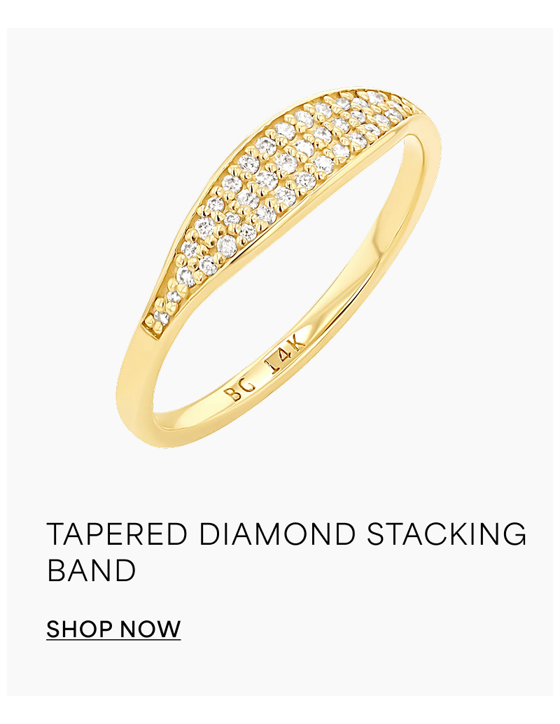 Tapered Diamond Stacking Band