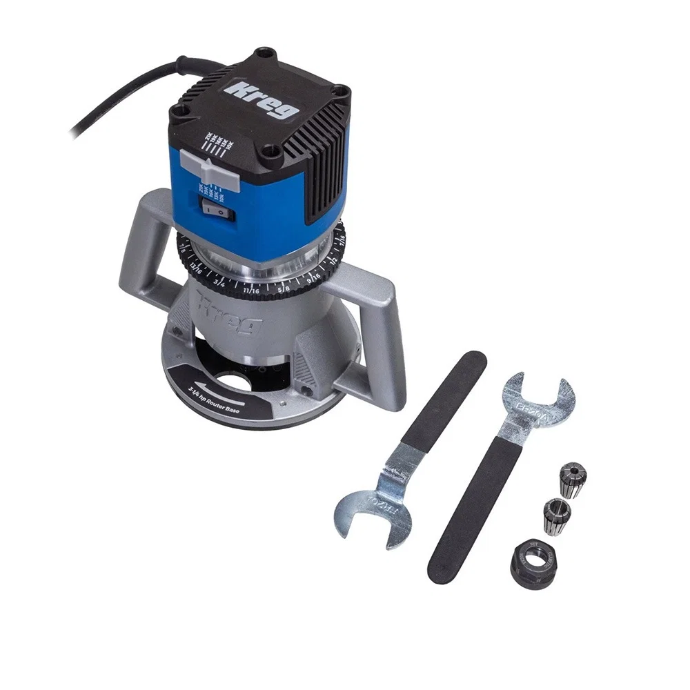 Kreg SureSpeed Fixed-Base Router, 3-1/4HP