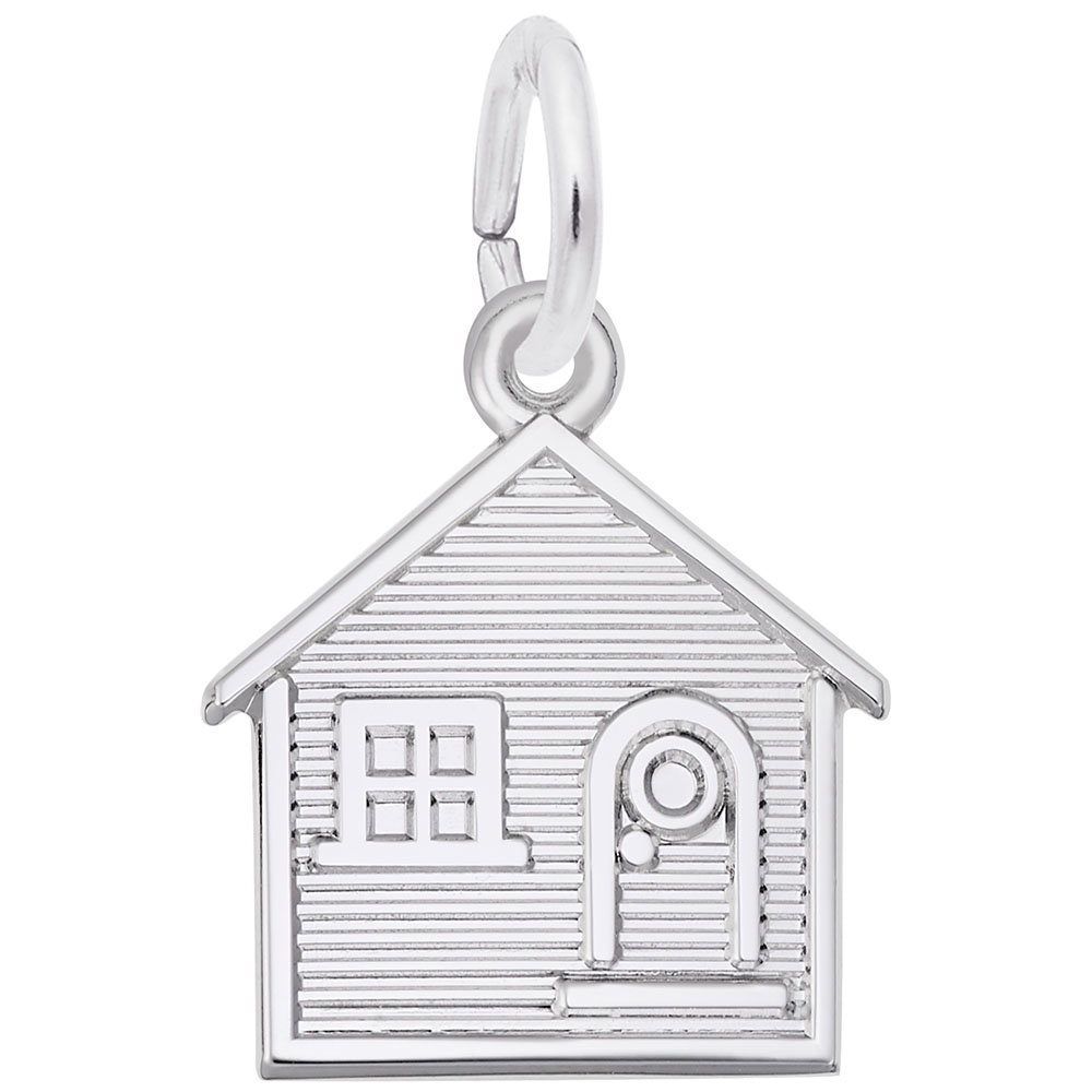 Image of House Charm in Sterling Silver