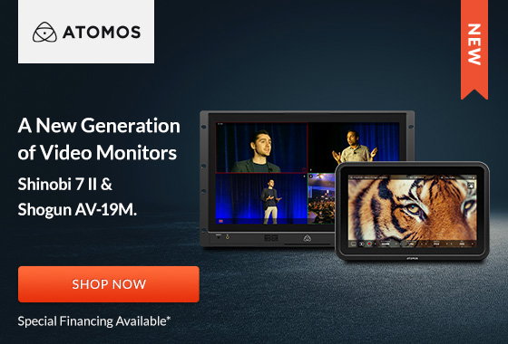 Atomos Shinobi 7 II & Shogun AV-19M | Shop Now