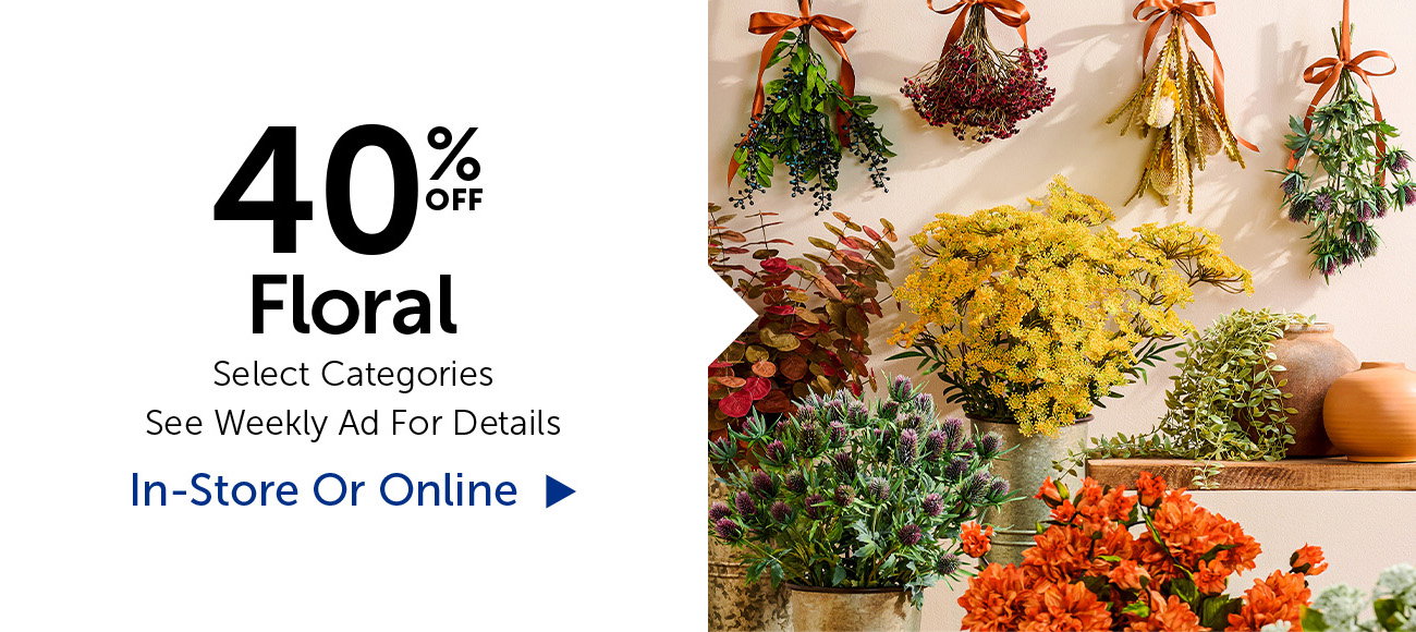  40% Off Floral - Select Categories