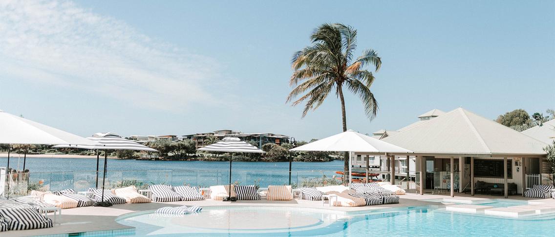 Sunshine Coast Beachfront Escape with Saltwater Lagoon, Daily Breakfast & Nightly Drinks
