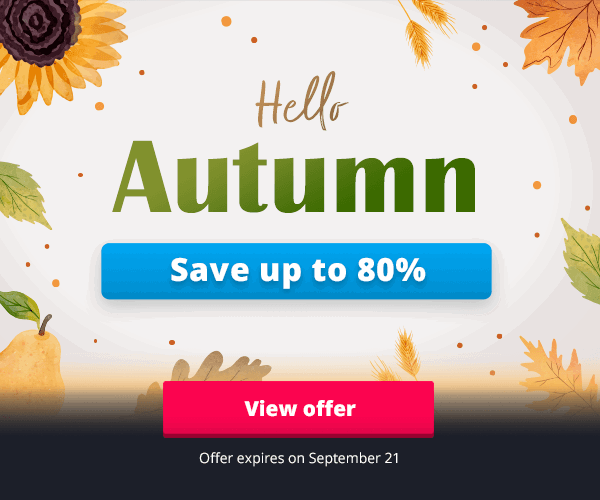 Hello autumn - Save up to 80%
