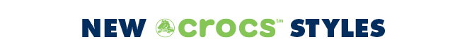 New Crocs styles