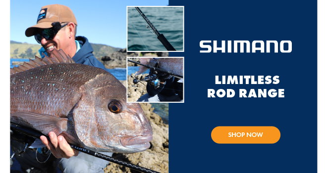 Shimano Limitless rod range. Shop now