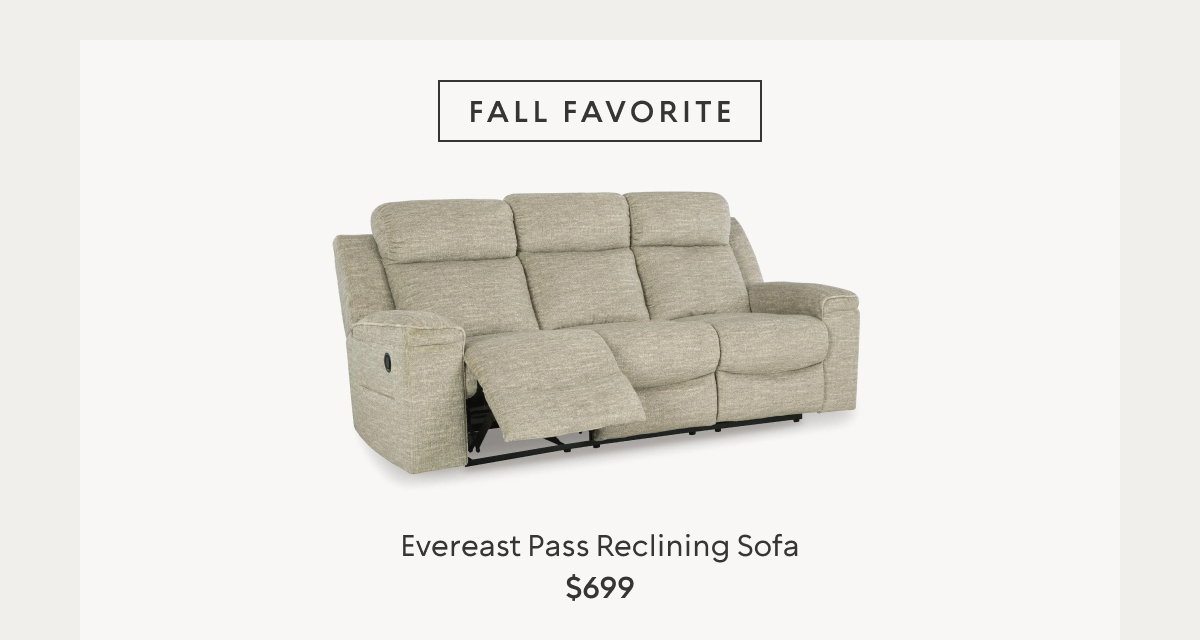 Evereast Pass Reclining Sofa