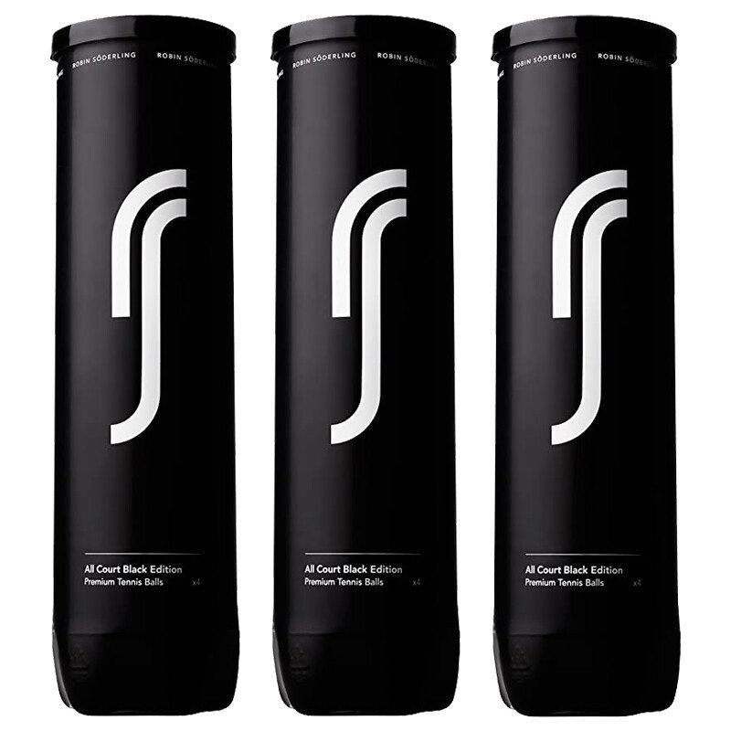 Image of Robin Soderling All Court Tennis Ball (Black Edition) Dozen