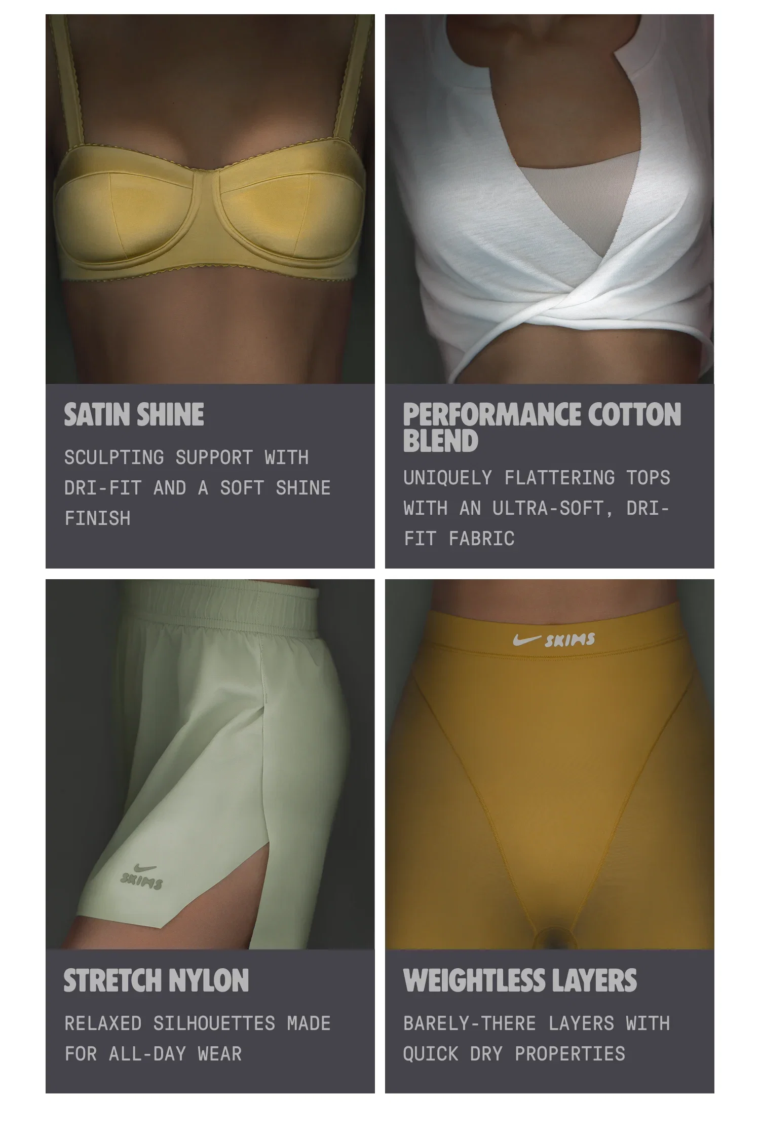 THE FABRICS OF NIKESKIMS FALL '26 EDIT 01