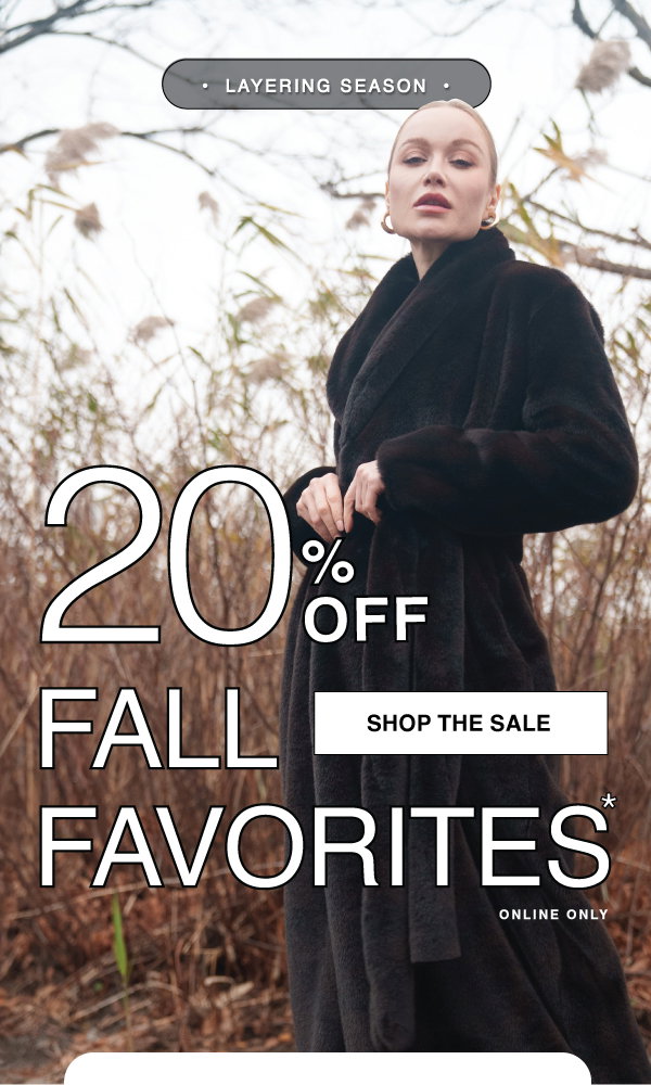SHOP 20% OFF FALL'S FAVORITE FABRICS